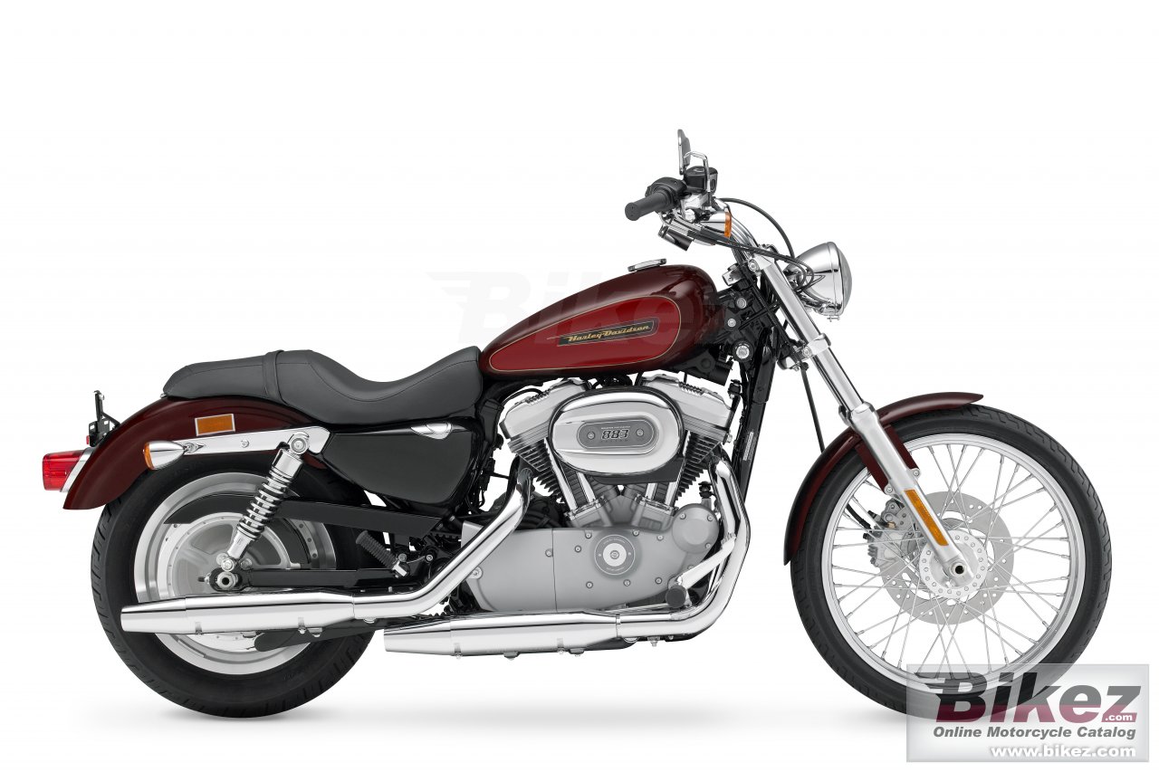 Big Harley-Davidson xl883c sportster picture and wallpaper from Bikez.com